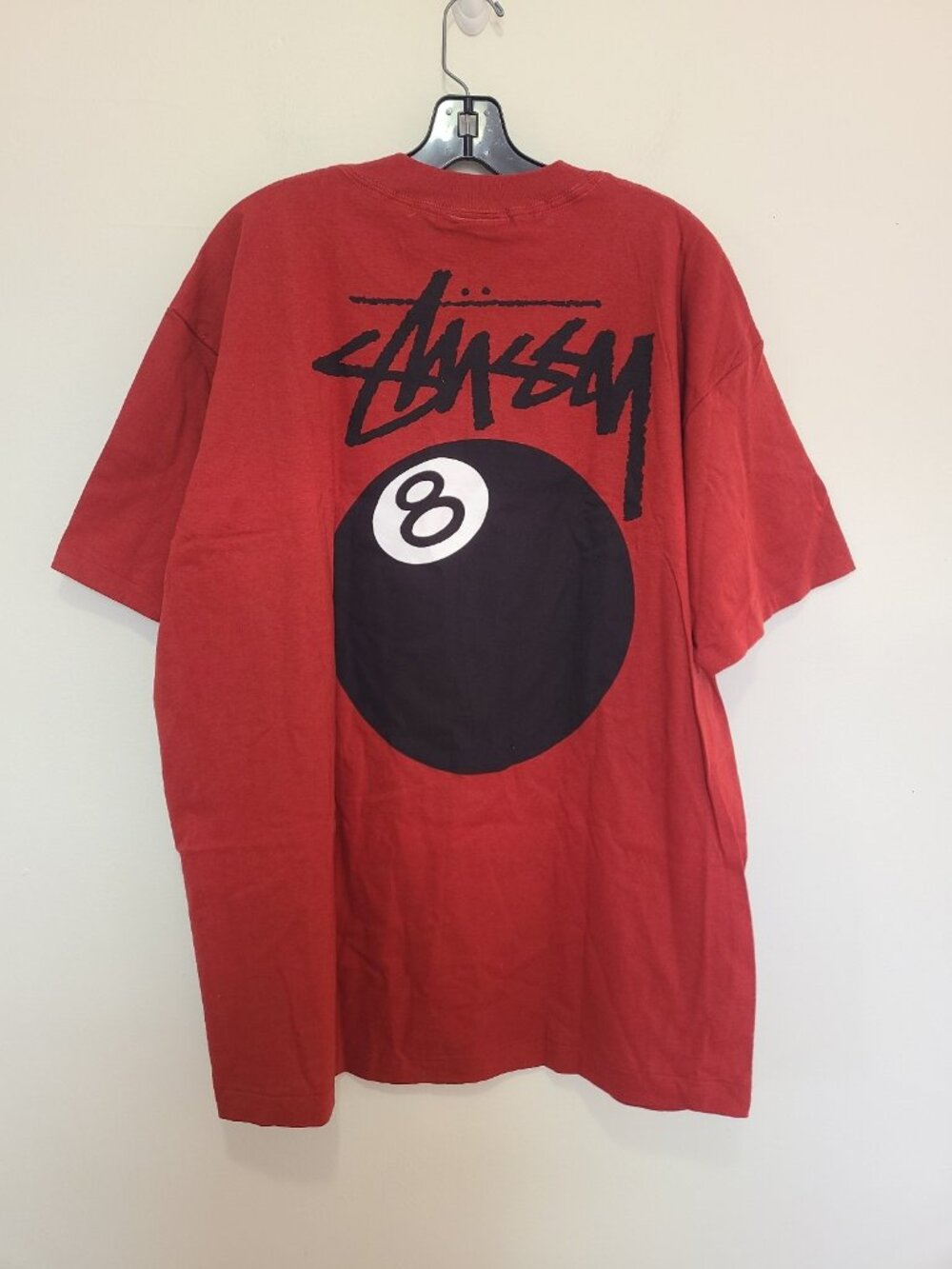 Vintage 90s Stüssy 8-Ball Double-Sided Tee Shirt Made in USA XXL